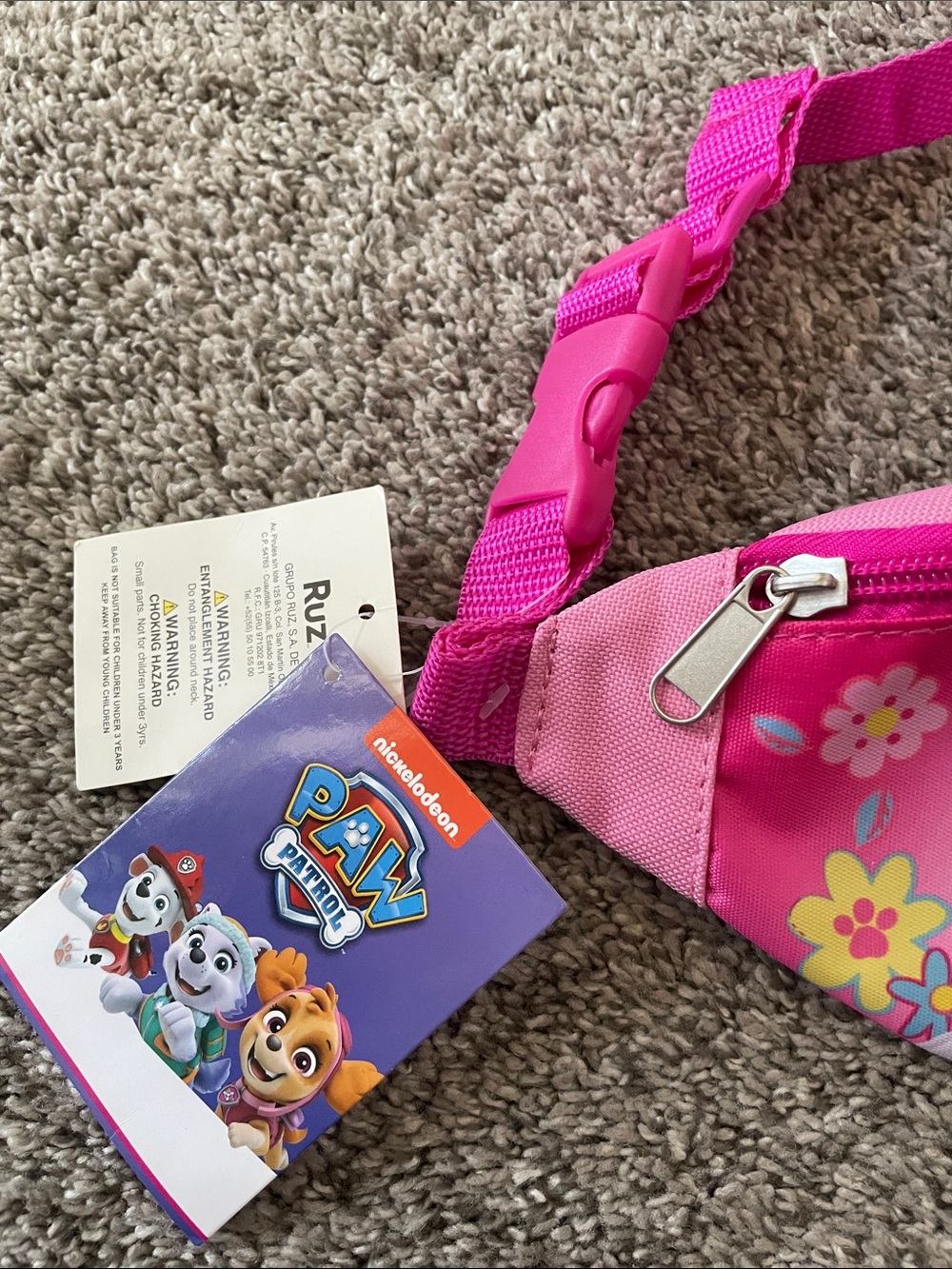 Nickelodeon Pink Paw Patrol Kids Fanny Pack - Picture 3 of 4